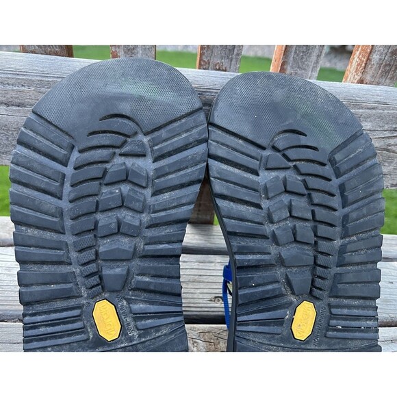 Chaco ZX/2 Men’s 9 Sport Sandals Stripe Peace Sign Blue/Yellow main image 12